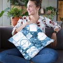 Kanari Vi Indigo Throw Pillow By Melissa Averinos