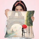 Paris Romance Ii Throw Pillow by Marco Fabiano