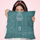 Coastal Blueprint Vii Throw Pillow by Marco Fabiano