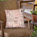 Ny Chic Pattern Throw Pillow by Marco Fabiano