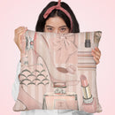 Ny Chic Pattern Throw Pillow by Marco Fabiano