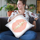 Wake Up And Make Up Iv Throw Pillow By Marco Fabiano