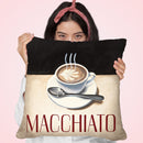 Cafe Moderne Vi Throw Pillow by Marco Fabiano