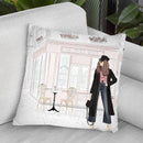 Le Pure Cafe Throw Pillow By Maja Tomljanovic