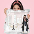 Le Pure Cafe Throw Pillow By Maja Tomljanovic