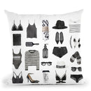 Lingerie Throw Pillow By Maja Tomljanovic