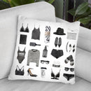 Lingerie Throw Pillow By Maja Tomljanovic