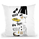 New York Throw Pillow By Maja Tomljanovic