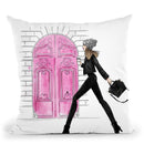 Sunday Stroll Throw Pillow By Maja Tomljanovic