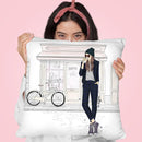 Coffeeop Throw Pillow By Maja Tomljanovic