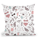 Fashion Pattern Throw Pillow By Maja Tomljanovic