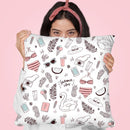 Fashion Pattern Throw Pillow By Maja Tomljanovic