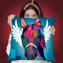 Wpap Horse Ii Throw Pillow By Mark Ashkenazi