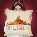 Jerusalem Throw Pillow By Mark Ashkenazi