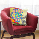 Geometric Throw Pillow By Mark Ashkenazi