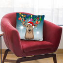 Christmas Deer Ii Throw Pillow By Mark Ashkenazi