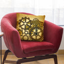 Clock Map Ii Throw Pillow By Mark Ashkenazi