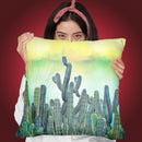 Tropical Leaves Iii Throw Pillow By Mark Ashkenazi