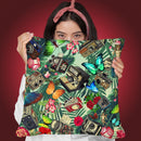 Tropic Abstract Throw Pillow By Mark Ashkenazi