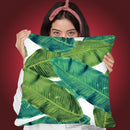 Tropical Vector Throw Pillow By Mark Ashkenazi