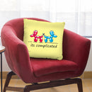 It'S Complicated Throw Pillow By Mark Ashkenazi