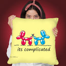 It'S Complicated Throw Pillow By Mark Ashkenazi