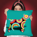 Bull Terrier Dog Throw Pillow By Mark Ashkenazi