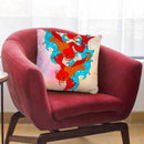 Koi Fish Vi Throw Pillow By Mark Ashkenazi