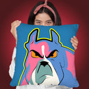 Angry Dog Throw Pillow By Mark Ashkenazi