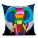 Elephant Midnight Throw Pillow By Mark Ashkenazi