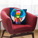 Elephant Midnight Throw Pillow By Mark Ashkenazi