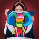 Elephant Midnight Throw Pillow By Mark Ashkenazi