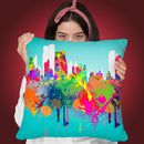 New York Iii Throw Pillow By Mark Ashkenazi