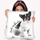 Frenchie Throw Pillow By Mercedes Lopez Charro