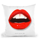 Just Kiss Me Throw Pillow By Mercedes Lopez Charro