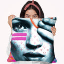 Kate Rebel Throw Pillow By Mercedes Lopez Charro