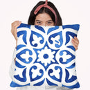 Tile 2 Throw Pillow By Mercedes Lopez Charro