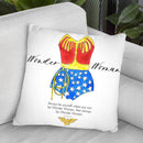 Wonderwoman Vintage Cusion Throw Pillow By Mercedes Lopez Charro