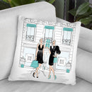 Watch Me Throw Pillow By Martina Pavlova
