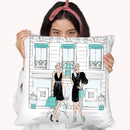 Watch Me Throw Pillow By Martina Pavlova