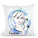 Capricorn Throw Pillow By Martina Pavlova