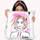 Gemini Throw Pillow By Martina Pavlova