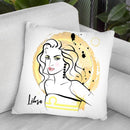Libra Throw Pillow By Martina Pavlova