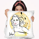 Libra Throw Pillow By Martina Pavlova