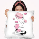 Macaron Gym Throw Pillow By Martina Pavlova