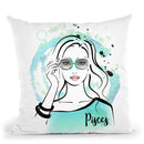 Pisces Throw Pillow By Martina Pavlova