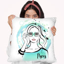 Pisces Throw Pillow By Martina Pavlova