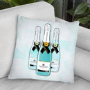 Tiffany Champagne Throw Pillow By Martina Pavlova