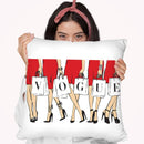 Vogue Throw Pillow By Martina Pavlova