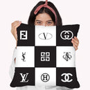 Brands Throw Pillow By Martina Pavlova